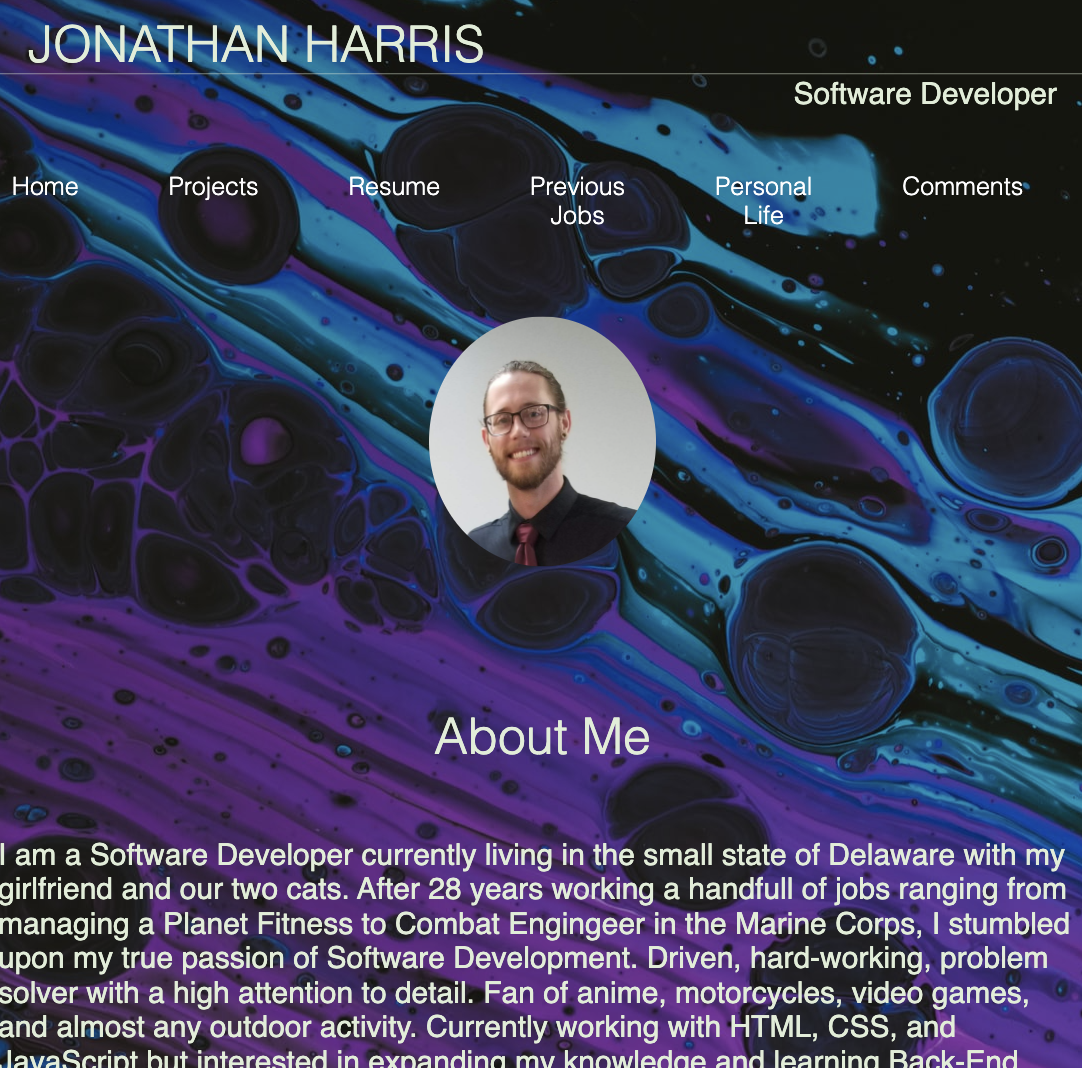 New Personal portfolio